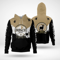 Busch Beer Trophy Cans All Over Print Shirts - 3D Hoodie - Black