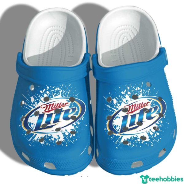 c308 600x600px Miller Lite Clog Shoes Funny Gifts For Father's Day