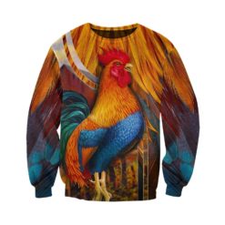 Chicken Farmer 3D Sweatshirt Hoodie - 3D Sweatshirt - Red