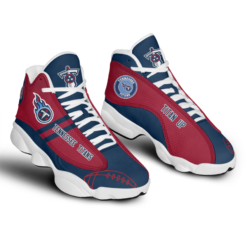 Fans Tennessee Titans Jordan 13 Shoes - Men's Air Jordan 13 - Red