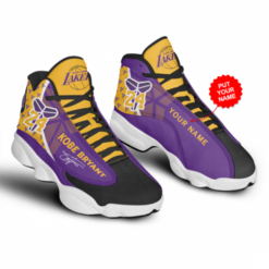 For Fans Kobe Bryant Air Jordan 13 Lakers - Men's Air Jordan 13 - Purple