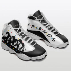 Gift For Friend F.R.I.E.N.D.S Air Jordan 13 Shoes - Men's Air Jordan 13 - Black