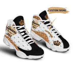 Gift For July Queens Birthday Jordan 13 Shoes - Men's Air Jordan 13 - White