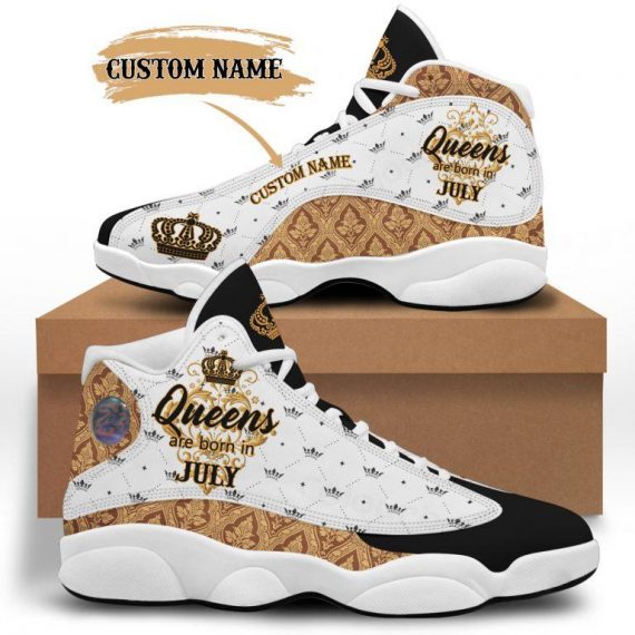 Gift For July Queens Birthday Jordan 13 Shoes photo
