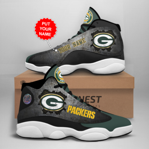 Green Bay Packers Jordan 13 Personalized Shoes photo