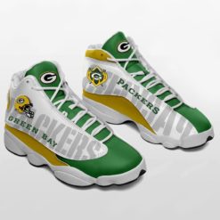 Green Bay Packers Team Air Jordan 13 Shoes - Women's Air Jordan 13 - Green