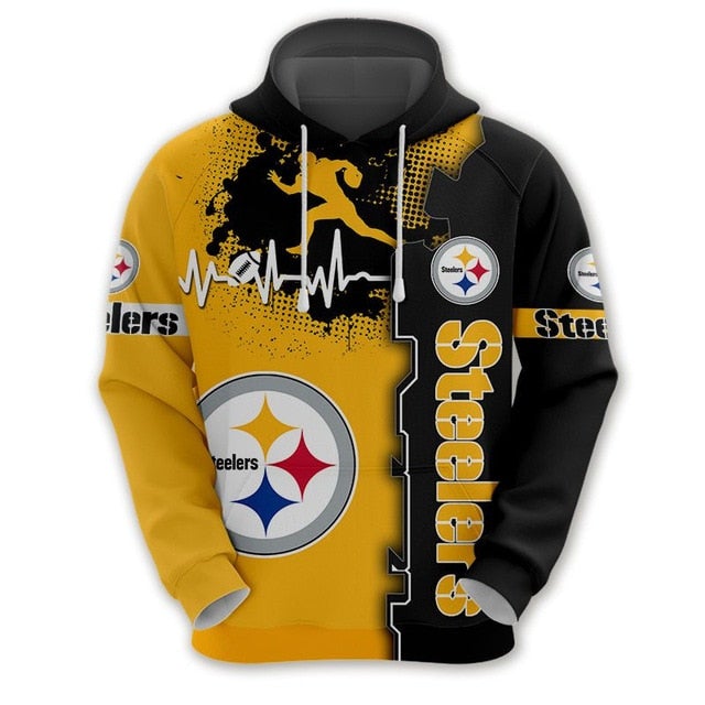 Hoodie For Fans Pittsburgh Steelers 3D Hoodie photo