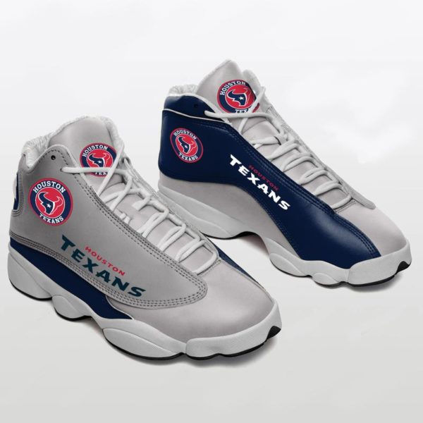Houston Texans Team Air Jordan 13 Shoes - Men's Air Jordan 13 - Gray