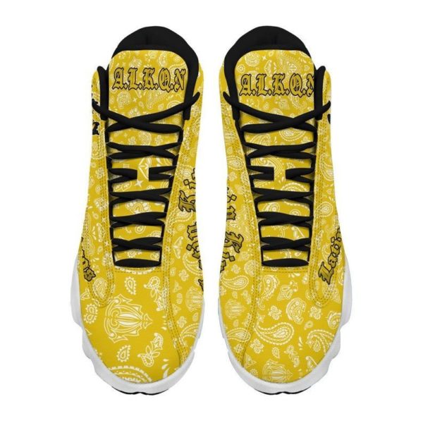 Latin Kings Gang Air Jordan 13 Shoes - Women's Air Jordan 13 - Yellow