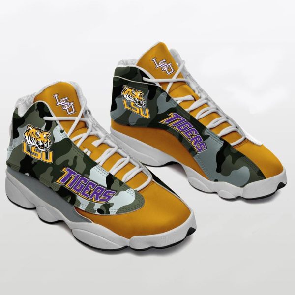 Lsu Tigers Football Air Jordan 13 Shoes - Men's Air Jordan 13 - Yellow