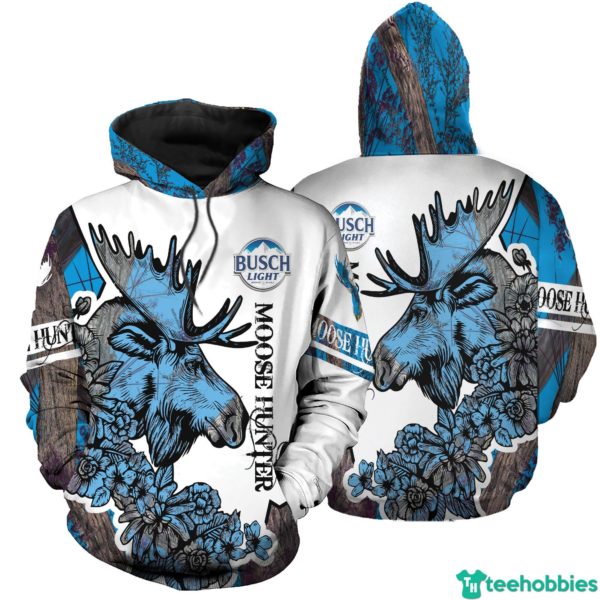 Mouse Hunter Busch Light 3D Hoodie Gift for Father's Day - 3D Hoodie - White
