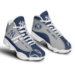 New York Yankees Bronx Bombers Air Jordan 13 Shoes - Men's Air Jordan 13 - Gray