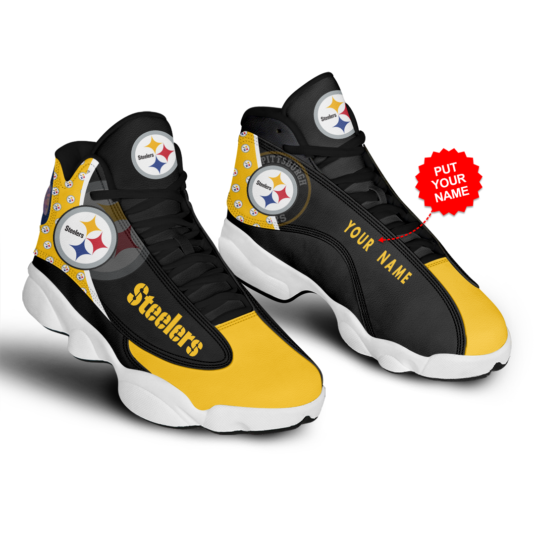 Pittsburgh Steelers Air Jordan 13 Shoes Personalized Name photo