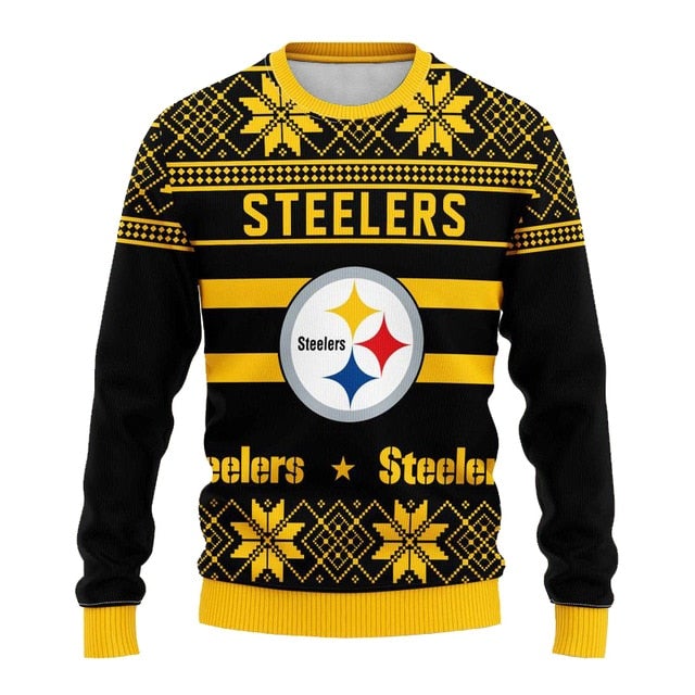 Pittsburgh Steelers Snowflake Sweater Gift For Fans
