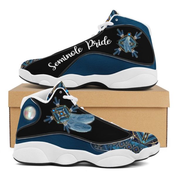 Seminole Pride Custom Sneakers Jordan 13 Shoes - Men's Air Jordan 13 - Navy