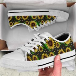 Sunflowers Sneakers Sunflower Low Top Shoes - Women's Shoes - White