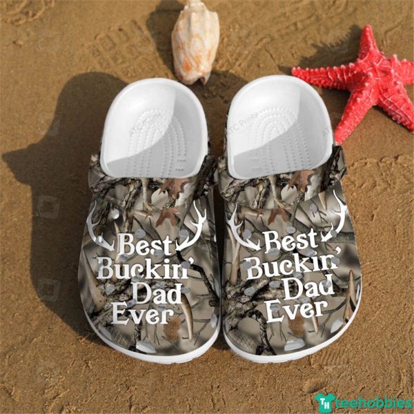 44fd83ff0b785dc67a391802e19d5b64 600x600px Best Buckin’ Dad Ever Gift For Father Clog Shoes