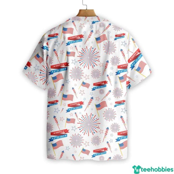 4th Of July US Pattern Hawaiian Shirt 1 600x600px 4th Of July American Flag Hawaiian Shirt