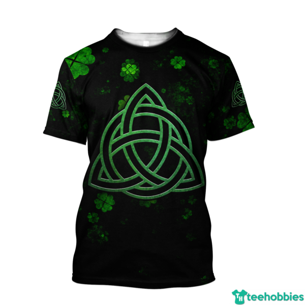 Irish Leaf Shamrock Lucky St.Patricks Day 3D All Over Print Shirt