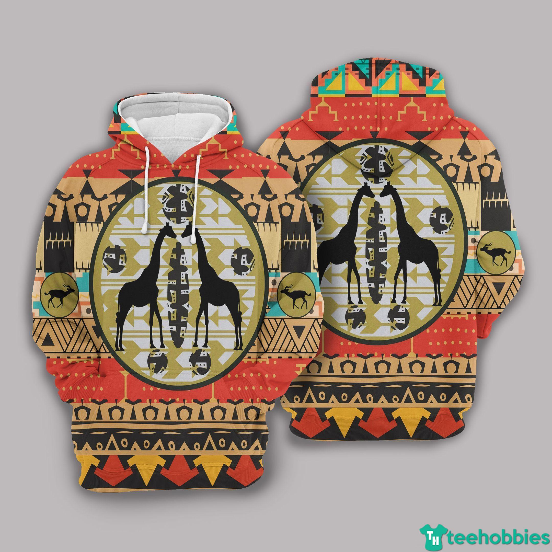 African Pattern Cute Gift All Over Print 3D Hoodie photo