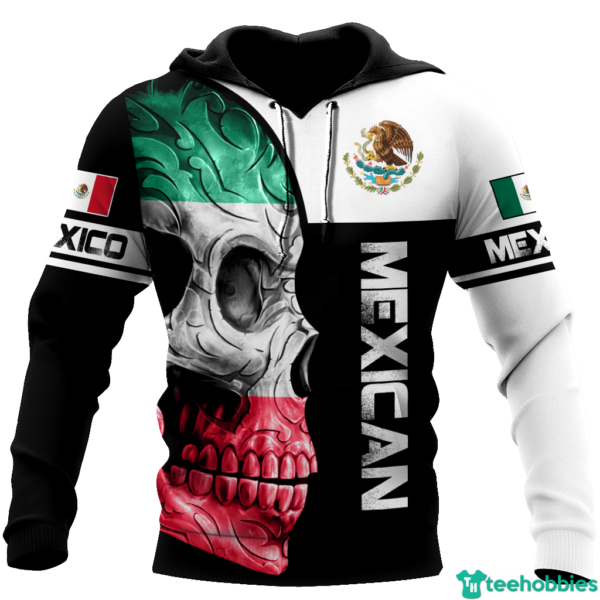 Aguila Mexican Skull 3D All Over Print Unisex Shirts - 3D Hoodie -