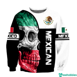 Aguila Mexican Skull 3D All Over Print Unisex Shirts - 3D Sweatshirt -
