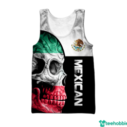 Aguila Mexican Skull 3D All Over Print Unisex Shirts - Hollow Tanktop -