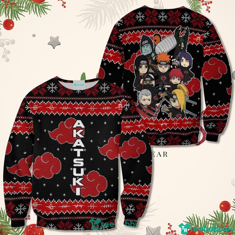 Akatsuki Christmas Sweater Naruto Anime Xmas Shirt For Men Women