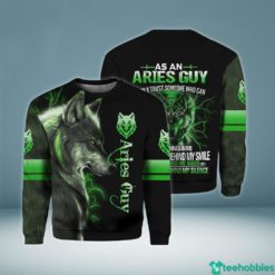 Aries Guy 3D Birthday All Over Print Shirt - 3D Sweatshirt - Black