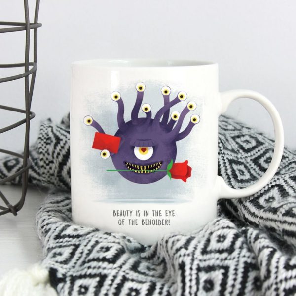 Beautiful Beholder Best Gift For Valentine's Day Coffee Mug - Mug 11oz - White