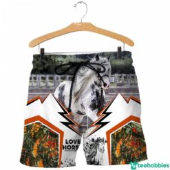 Beautiful Pinto Horse Lover All Over Print 3D Shirt - Short Pant - White
