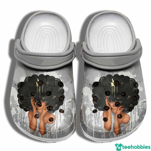 Black Queen Clog Shoes Unisex Size | Gift for a Black Queen-Clog Shoes-