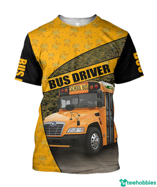 Blue Bird Bus Driver School Bus for Men Women 3D All Over Print photo
