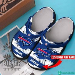 Buffalo Bills Personalized Crocs Clog For Men And Women Shoes - Clog Shoes - Blue