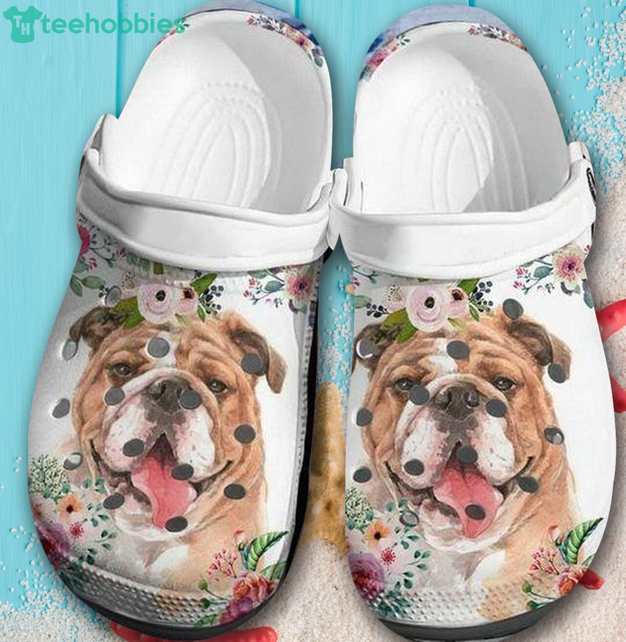 Bulldog Unisex Clog Shoes For Women, Men