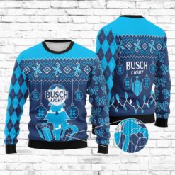 Busch Beer Gift For Christmas Sweater - AOP Sweater - Blue