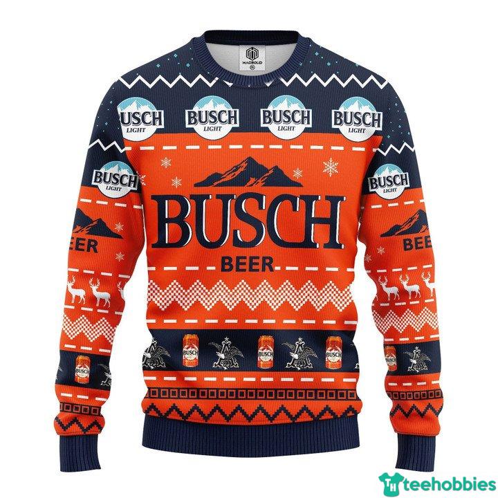 Busch Beer Lover Busch Light Ugly Sweater photo