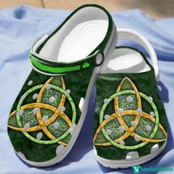 Celtic Irish Symbol Patrick's Day Clog - Clog Shoes - Green