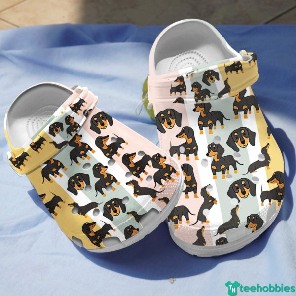 dachshund love crocs classic clogs shoes for men women2 600x600px Dachshund Lover Clog Shoes
