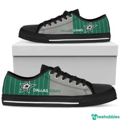 Dallas Stars Low Top Shoes - Men's Shoes - Black