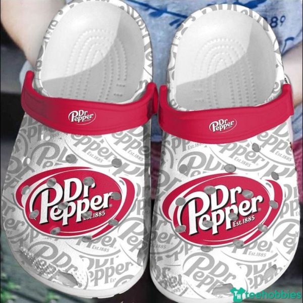 Dr Pepper Carbonated Soft Drink Cute Clog Shoes - Clog Shoes - Red