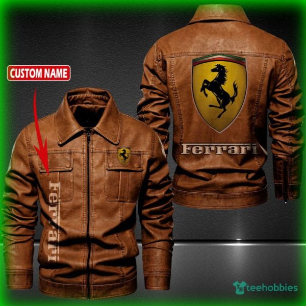 ferrari personalized name fleece leather jacket 2 mbM5D 600x600px Ferrari Personalized Name Fleece Leather Jacket