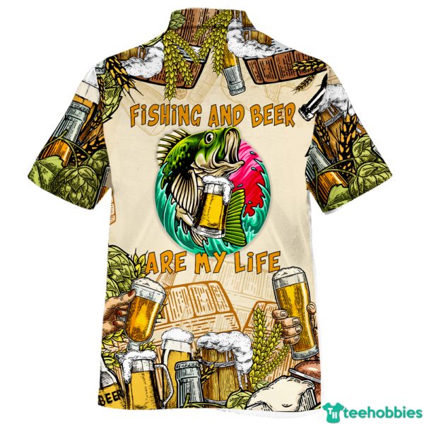 file d09ae1c9f3 original 1024x1024@2x 600x600px Fishing And Beer Are My Life Cute Hawaiian Shirt
