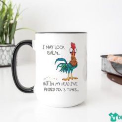 I May Look Calm I Coworker Gift Coffee Mug - Mug 15oz - Black