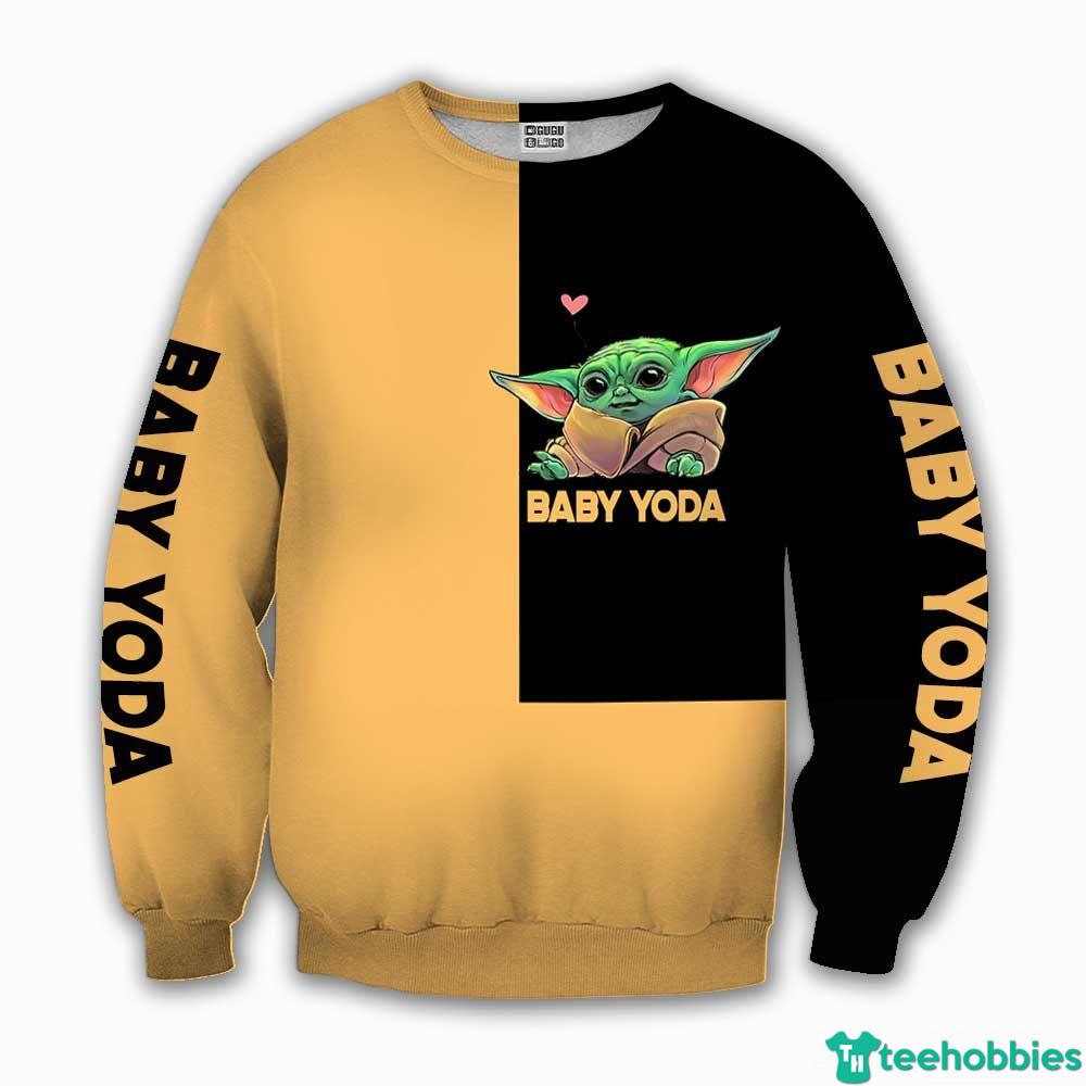 I Not Short I’m Baby Yoda Size Star Wars All Over Print 3D Shirt  photo