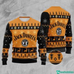 Jack Daniel's Whisky Lover Ugly Sweater - AOP Sweater - Orange