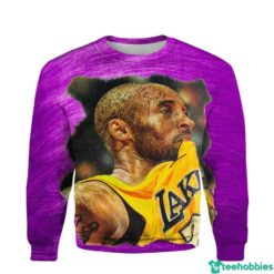 Kobe Bryant Painting Purple Gold 3D Print Shirt - 3D Sweatshirt - Purple