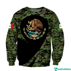 Mexico All Over Print 3D Shirt - 3D Sweatshirt - Green