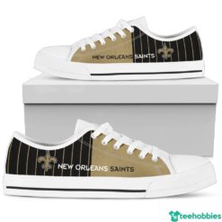 New Orleans Saints Low Top Shoes - Men's Shoes - White