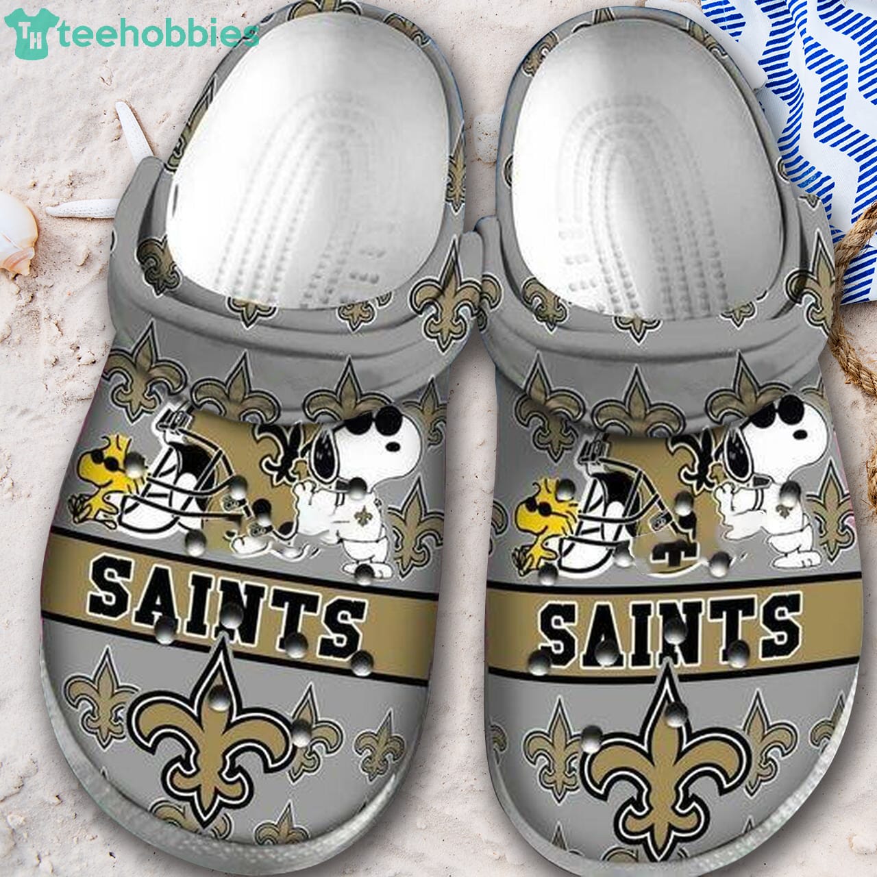 New Orleans Saints, Snoopy Unisex Clog Shoes For Women, Men